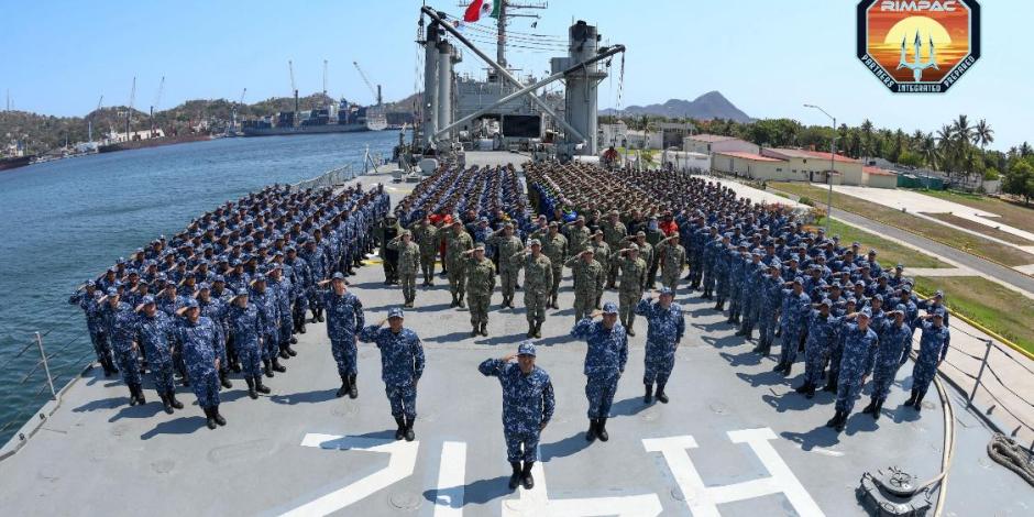 Marina Armada de México participa en el ejercicio multinacional marítimo más grande del mundo: RIMPAC 2024