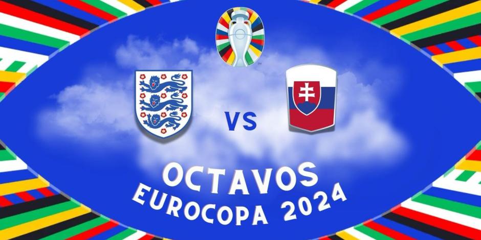 Inglaterra y Eslovaquia luchan por un boleto a los cuartos de final de la Eurocopa 2024.