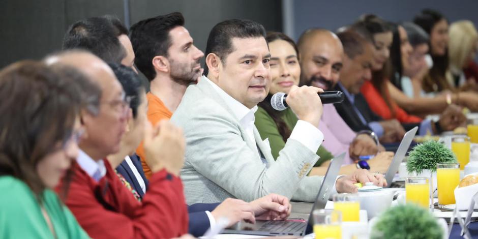 El gobernador de Puebla, Alejandro Armenta, anunció la integración de su equipo de transición
