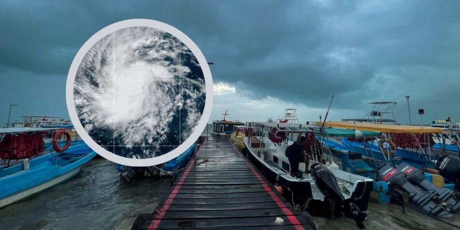 Huracán Beryl puede provocar fuertes lluvias en Quintana Roo.
