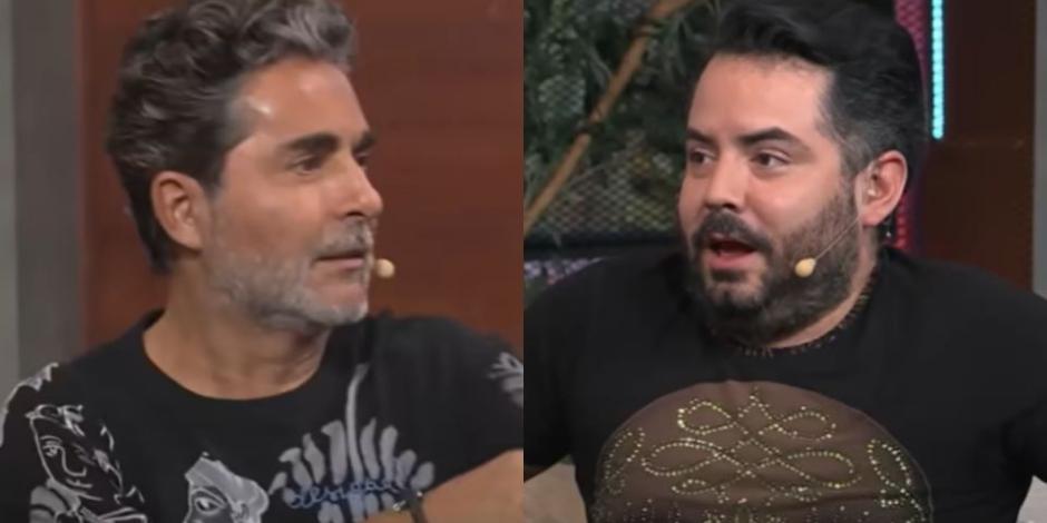 Raúl Araiza se pelea con José Eduardo Derbez en VIVO: 'Si quieres salte'