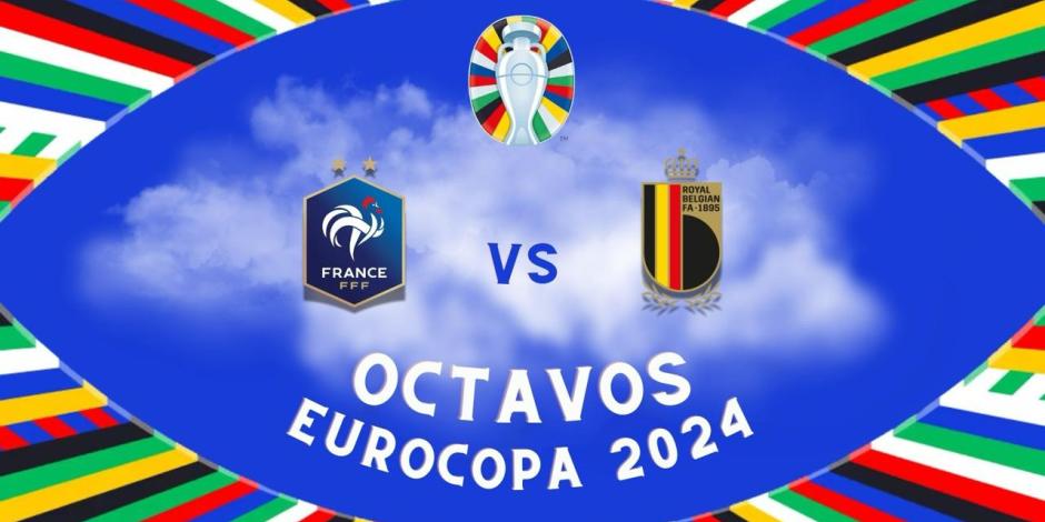 Francia y Bélgica chocan en los octavos de final la Eurocopa 2024