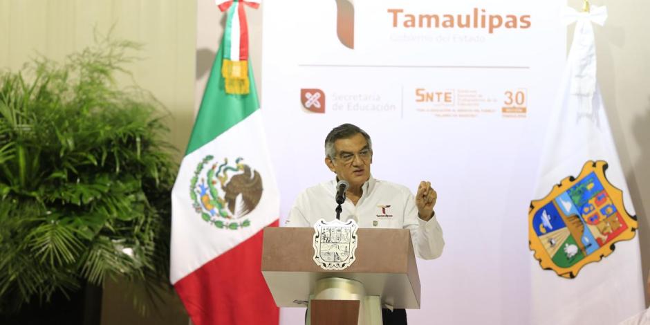 El Gobernador de Tamaulipas, Américo Villarreal.