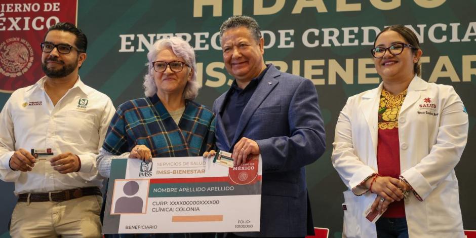 Entrega de credenciales del IMSS - Bienestar arranca en Hidalgo
