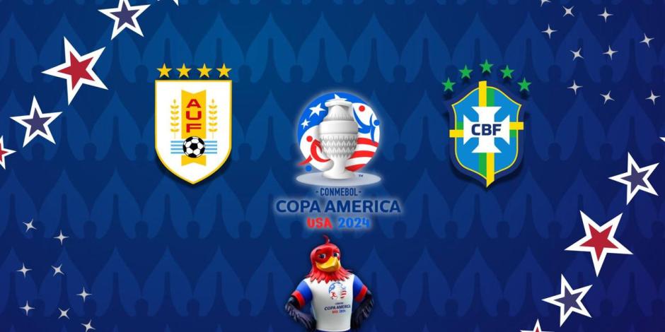 Uruguay y Brasil definen al último semifinalista de la Copa América 2024.