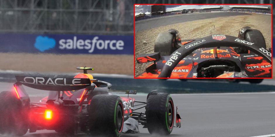 Así fue el terrible accidente de Checo Pérez en el GP de Gran Bretaña