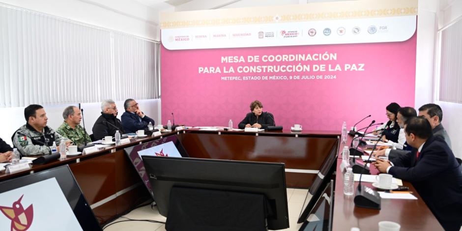 Reunión entre autoridades del Estado de México.