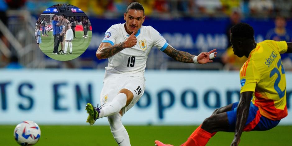 Darwin Núñez rompió en llanto luego del incidente violento con aficionados colombianos tras  la semifinal de la Copa América 2024 en la que Uruguay perdió.