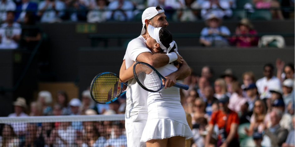 Giuliana Olmos y Santiago González se convierten en la primera dupla mexicana en jugar la final de dobles mixtos en Wimbledon