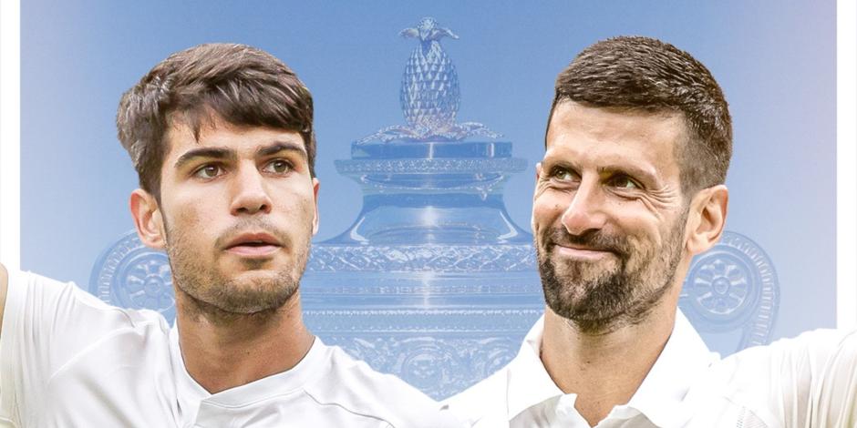 Carlos Alcaraz y Novak Djokovic se enfrentan en la final de Wimbledon 2024