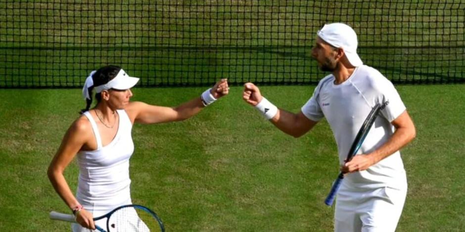 Los mexicanos Santiago González y Giuliana Olmos juegan la final de dobles mixtos en Wimbledon.