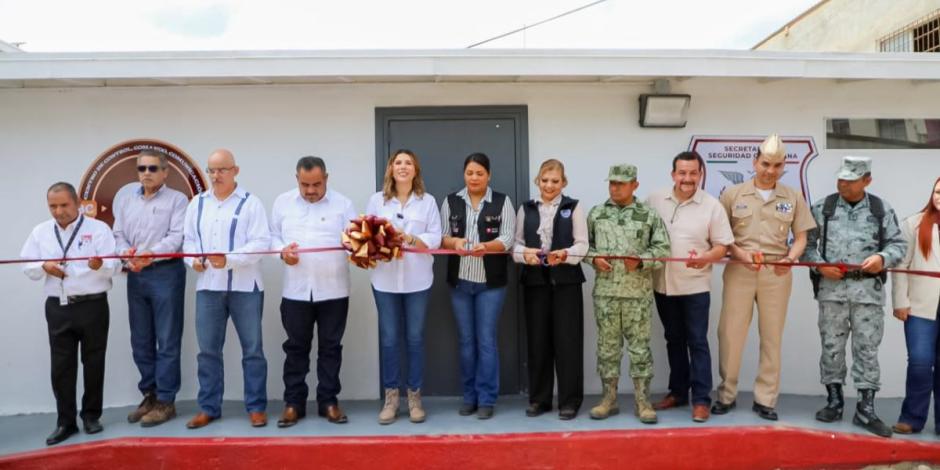 Marina del Pilar inaugura el C5 de San Quintín para dar seguridad a familias.