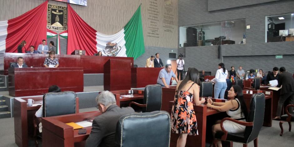 Diputados de Morelos, durante la sesión del pasado 15 de julio.