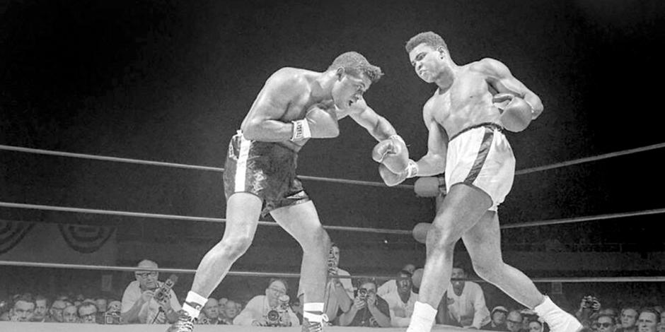 Muhammad Ali y Floyd Patterson, 1965.