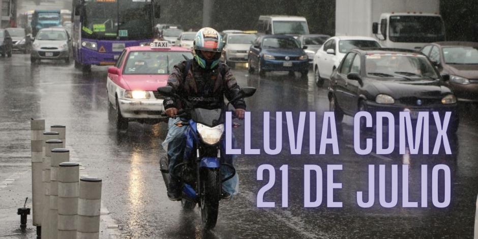 ¿Lloverá en CDMX hoy domingo 21 de julio de 2024? Esto dice Protección Civil.