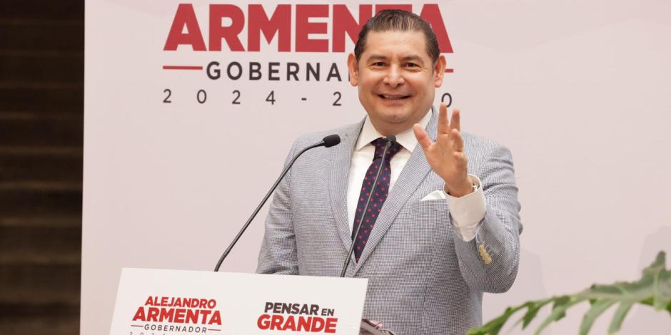 Alejandro Armenta, próximo gobernador de Puebla.