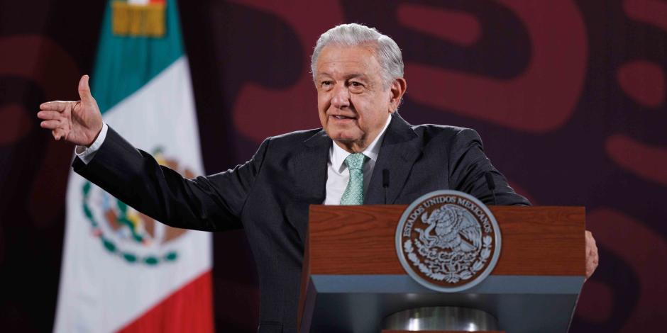 Andrés Manuel López Obrador, presidente de México, ofrece su conferencia de prensa este martes 3 de septiembre del 2024, desde Palacio Nacional, en CDMX..