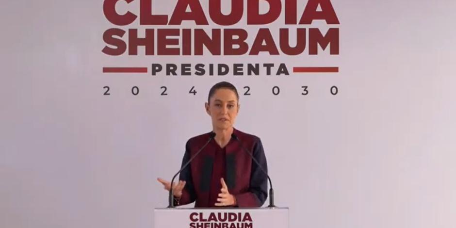 Claudia Sheinbaum, futura presidenta de México.