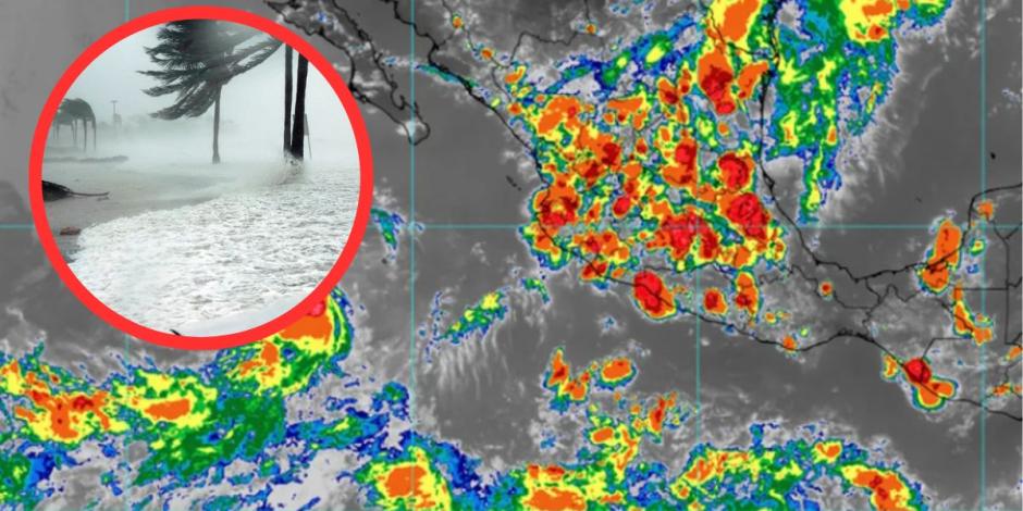 En el Océano Pacífico se formó la tormenta tropical "Bud".