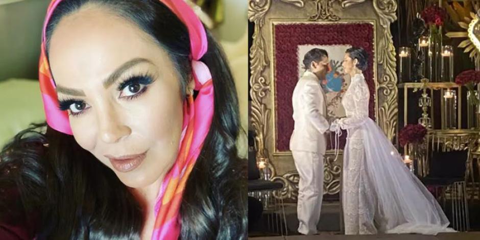 Christian Nodal no invitó a su madrina a su boda con Ángela Aguilar y así respondió ella | VIDEO