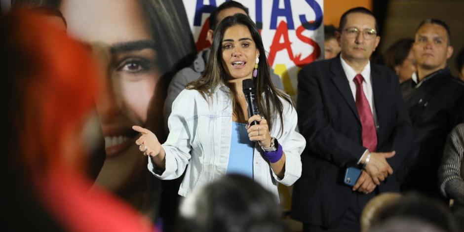 Alessandra Rojo de la Vega, alcaldesa electa de Cuauhtémoc.