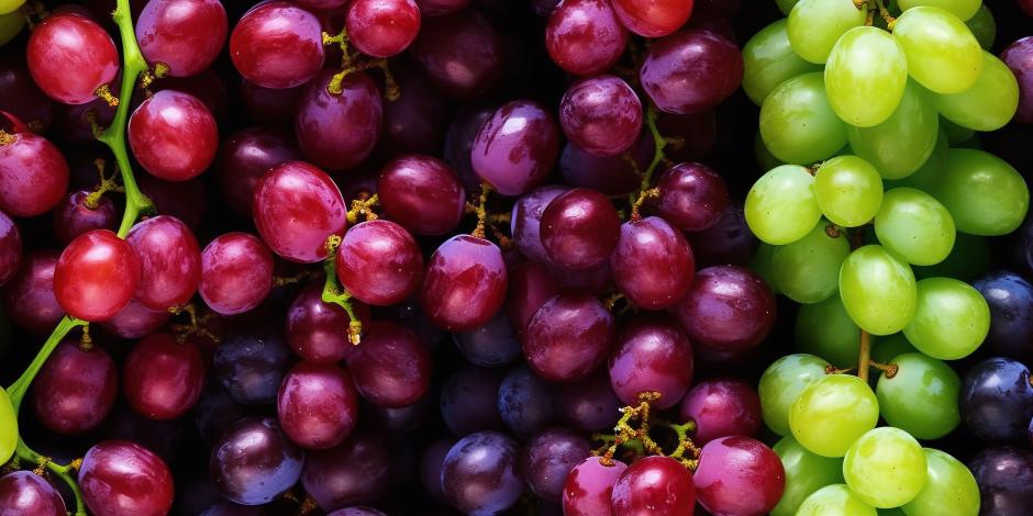 Las uvas tienen múltiples beneficios para la salud.