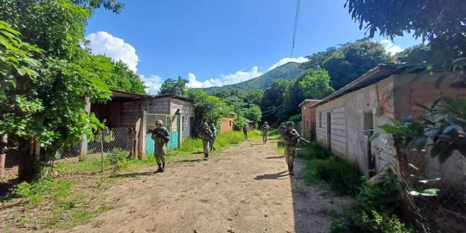 La Secretaría de la Defensa Nacional y Guardia Nacional realizaron el despliegue de efectivos en Chiapas.