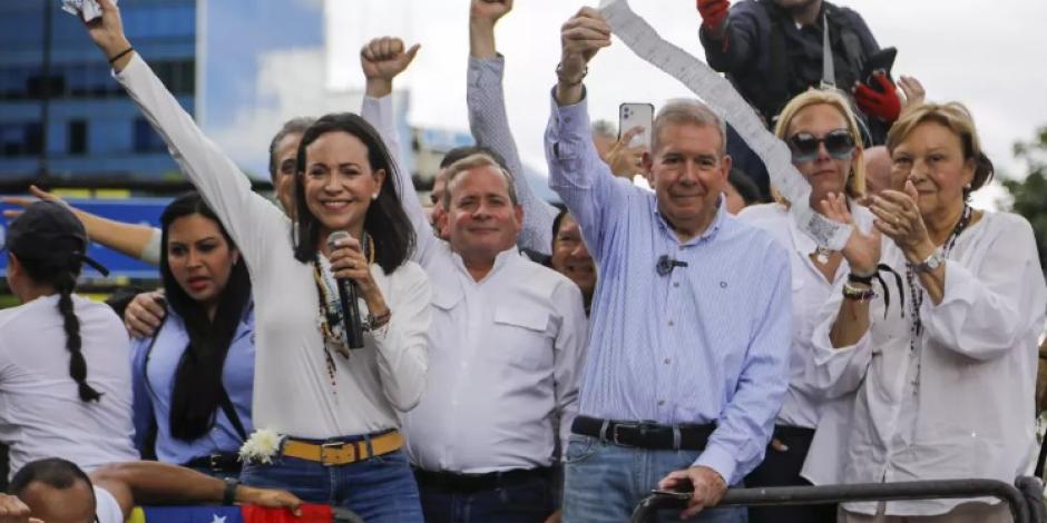 'Entreguen las actas de una vez por todas', así reta Machado al régimen en Venezuela.
