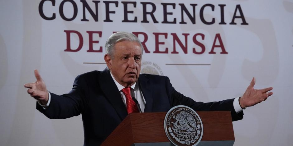 El Presidente Andrés Manuel López Obrador, ayer.