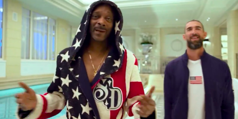Snoop Dogg entrena con Michael Phelps