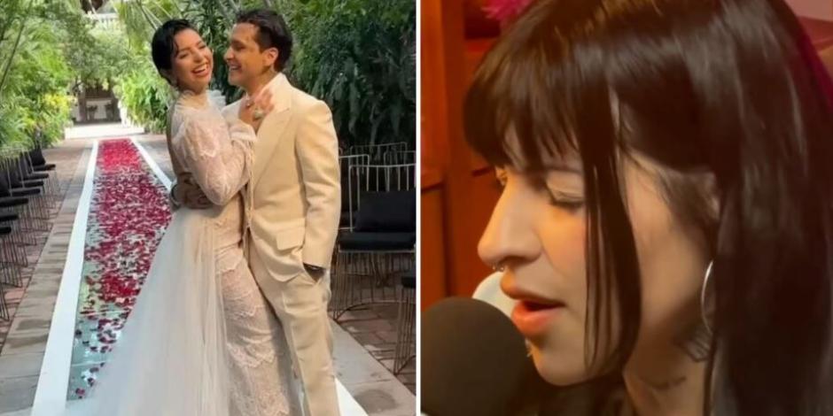 Cazzu canta 'Como la flor' tras la boda de Nodal y Ángela Aguilar: 'Yo sé perder' | VIDEO