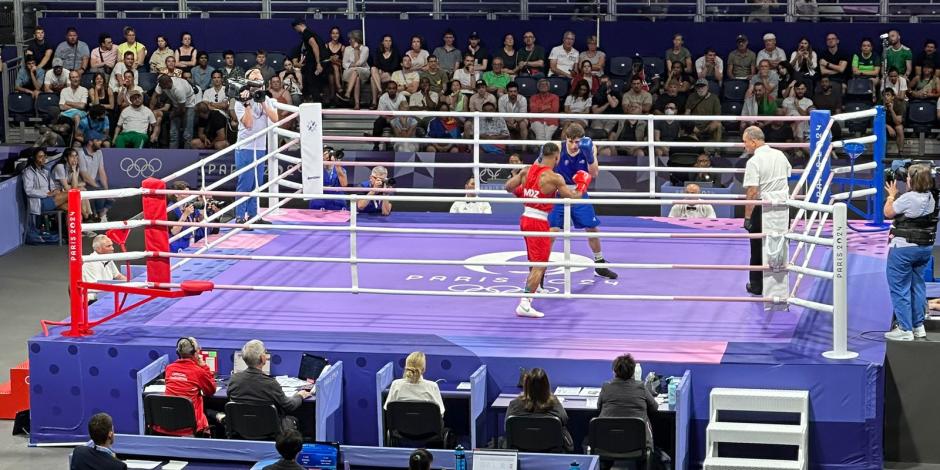 Marco Verde enfrentó a Tiago Moxang, de Mozambique, en su debut en París 2024.