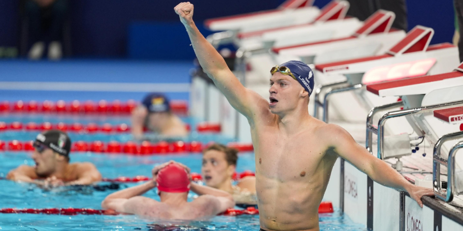 Léon Marchand se lleva récord olímpico doble presea de oro en 200 metros pecho y 200 metros mariposa