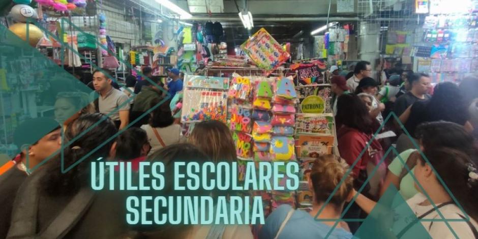 Los útiles escolares para secundaria son sugeridos por la SEP.