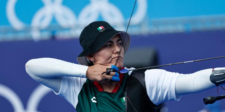 Alejandra Valencia en una de sus competencias en Juegos Olímpicos París 2024