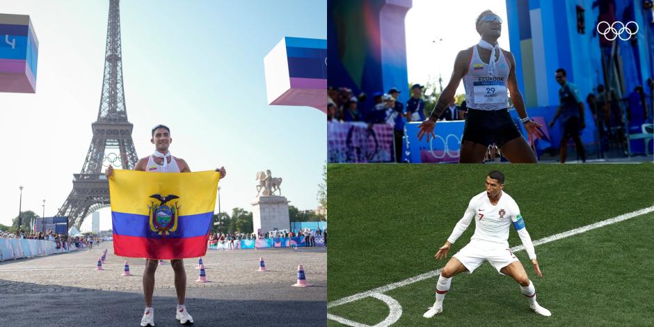 Daniel Pintado gana oro en marcha y celebra como Cristiano Ronaldo