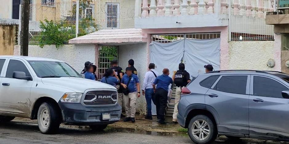 Rescatan a 11 mujeres tras cateo a centro de atención a las adicciones en Quintana Roo.