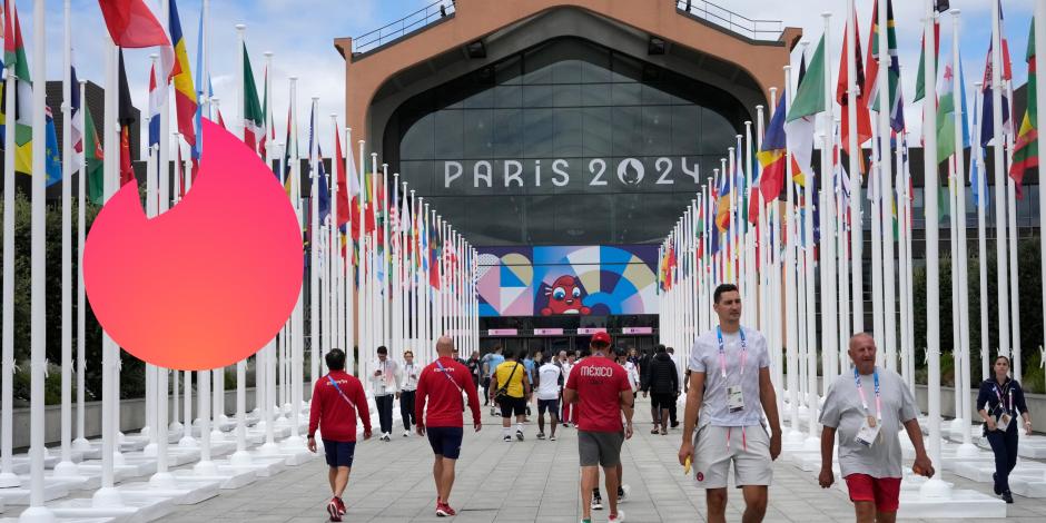 Existe un Tinder en los Juegos Olímpicos París 2024 para los atletas