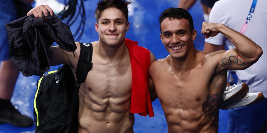 Osmar Olvera y Juan Celaya en su competencia en los Juegos Olímpicos París 2023