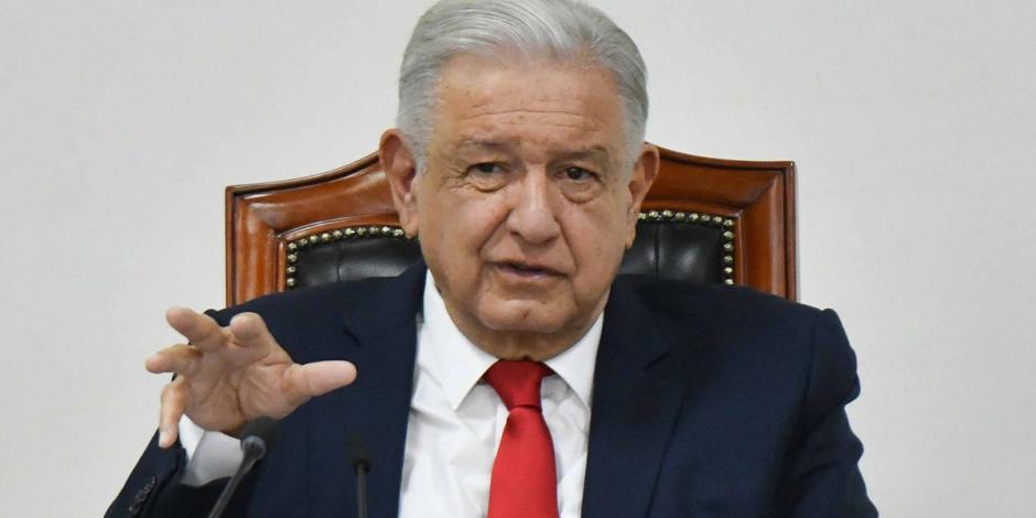 Andrés Manuel López Obrador, presidente de México, durante conferencia de prensa