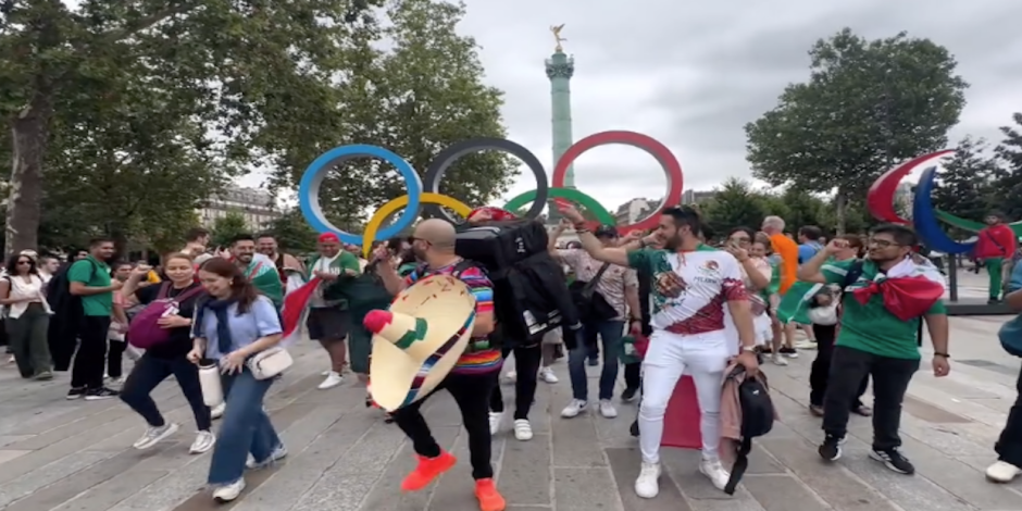 Los mexicanos pusieron el ambiente en París 2024.