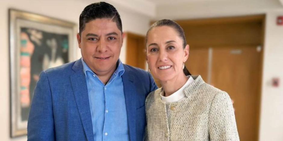 Ricardo Gallardo presenta a Claudia Sheinbaum proyectos por más de 14 mil mdp.