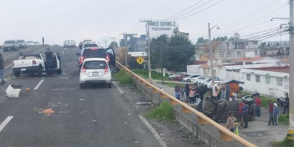 Fatal accidente en la Toluca - Naucalpan