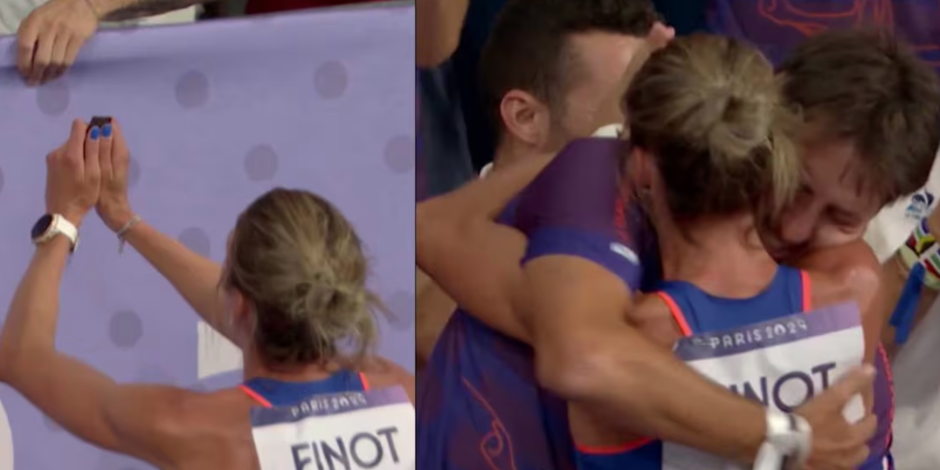 La francesa Alice Finot sorprendió a todos los presentes en el Stade de France.