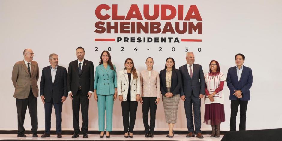 Claudia Sheinbaum plantea a gobernadores impulsar proyectos de carreteras, ferrocarriles y agua.