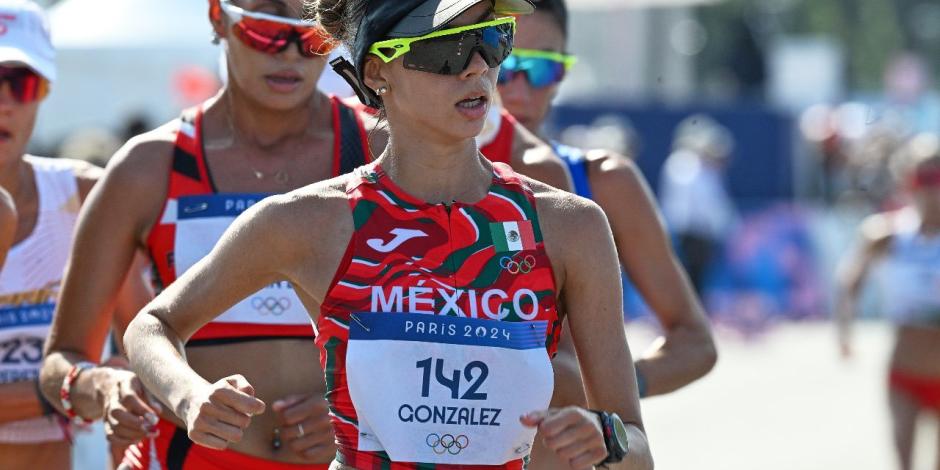 La marchista mexicana Alegna González se despide de París 2024 con dos quintos lugares.