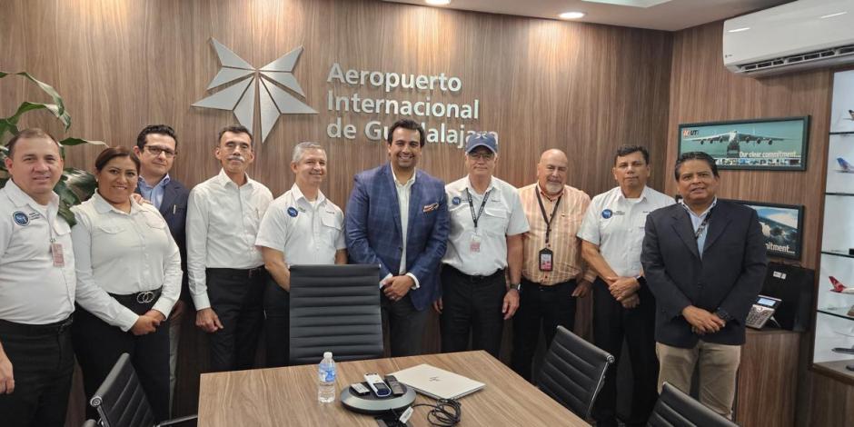 Se reunieron con el fin de estrechar lazos de cooperación e intercambiar información sobre mejores prácticas en la gestión aeroportuaria.