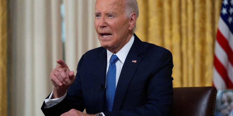 El presidente de EU, Joe Biden, en la Casa Blanca, el pasado 24 de julio.