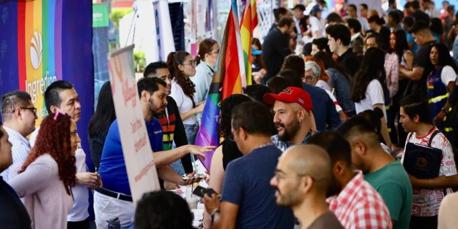 Anuncian en Coyoacán 3ra Feria del Empleo de la Diversidad Comunidad LGBT+ 2024.