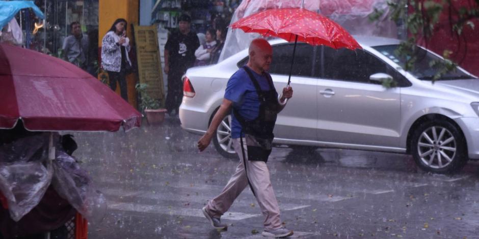 Activan alerta amarilla en toda la CDMX; se esperan fuertes lluvias y caída de granizo.